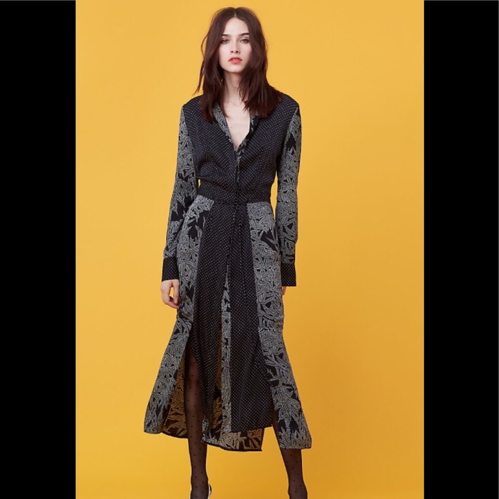 DIANE VON FURSTENBERG Silk-Blend Shirtdress